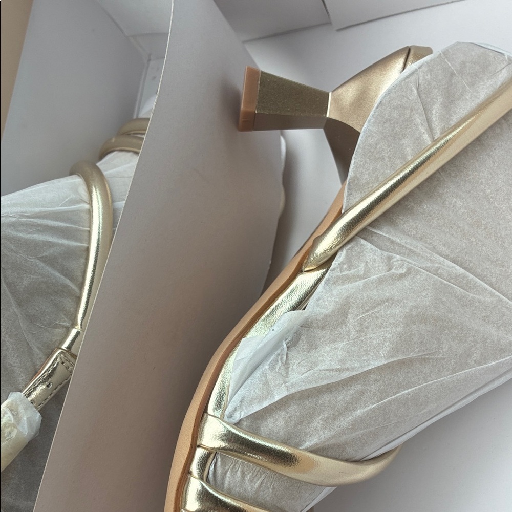 BCB Generation chic Gold Strappy Heels